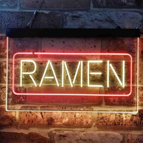 ADVPRO Ramen Noodles Dual Color LED Neon Sign st6-i3830 - Red & Yellow