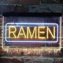ADVPRO Ramen Noodles Dual Color LED Neon Sign st6-i3830 - White & Yellow