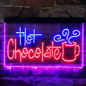 ADVPRO Hot Chocolate Drink Dual Color LED Neon Sign st6-i3831 - Blue & Red