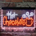 ADVPRO Hot Chocolate Drink Dual Color LED Neon Sign st6-i3831 - White & Orange