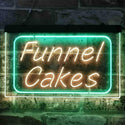 ADVPRO Funnel Cake Dual Color LED Neon Sign st6-i3832 - Green & Yellow