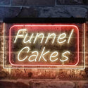 ADVPRO Funnel Cake Dual Color LED Neon Sign st6-i3832 - Red & Yellow