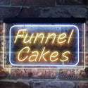 ADVPRO Funnel Cake Dual Color LED Neon Sign st6-i3832 - White & Yellow