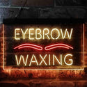 ADVPRO Eyebrow Waxing Dual Color LED Neon Sign st6-i3834 - Red & Yellow