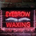ADVPRO Eyebrow Waxing Dual Color LED Neon Sign st6-i3834 - White & Red