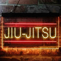 ADVPRO Jiu-Jitsu Brazilian Sport Dual Color LED Neon Sign st6-i3836 - Red & Yellow