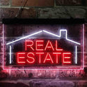 ADVPRO Real Estate Agent Dual Color LED Neon Sign st6-i3839 - White & Red