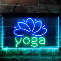 ADVPRO Yoga Center Sport Dual Color LED Neon Sign st6-i3840 - Green & Blue