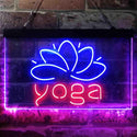 ADVPRO Yoga Center Sport Dual Color LED Neon Sign st6-i3840 - Red & Blue