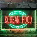 ADVPRO Korean Food Restaurant Dual Color LED Neon Sign st6-i3842 - Green & Red