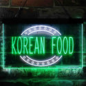 ADVPRO Korean Food Restaurant Dual Color LED Neon Sign st6-i3842 - White & Green
