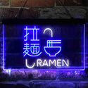ADVPRO Chinese Ramen Shop Restaurant Dual Color LED Neon Sign st6-i3844 - White & Blue