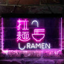 ADVPRO Chinese Ramen Shop Restaurant Dual Color LED Neon Sign st6-i3844 - White & Purple