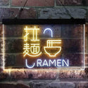 ADVPRO Chinese Ramen Shop Restaurant Dual Color LED Neon Sign st6-i3844 - White & Yellow