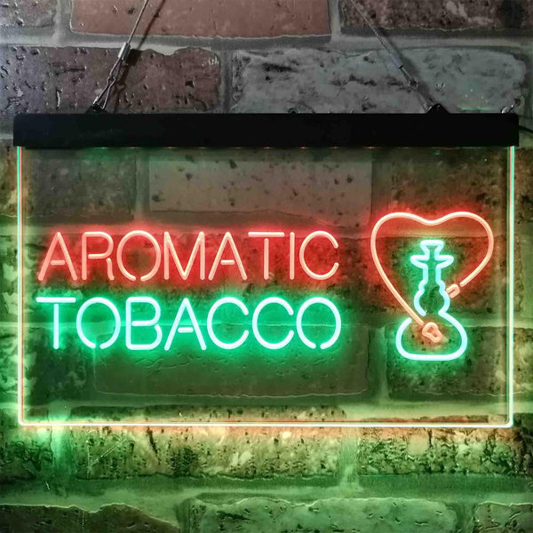 ADVPRO Aromatic Tobacco Shop Dual Color LED Neon Sign st6-i3845 - Green & Red
