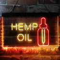 ADVPRO Hemp Oil Supply Dual Color LED Neon Sign st6-i3849 - Red & Yellow