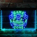ADVPRO Game Zone Joystick Room Dual Color LED Neon Sign st6-i3852 - Green & Blue