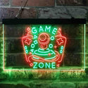 ADVPRO Game Zone Joystick Room Dual Color LED Neon Sign st6-i3852 - Green & Red