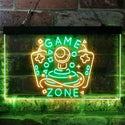 ADVPRO Game Zone Joystick Room Dual Color LED Neon Sign st6-i3852 - Green & Yellow