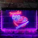 ADVPRO Noodles Bar Dual Color LED Neon Sign st6-i3854 - Blue & Red