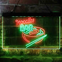 ADVPRO Noodles Bar Dual Color LED Neon Sign st6-i3854 - Green & Red