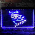 ADVPRO Noodles Bar Dual Color LED Neon Sign st6-i3854 - White & Blue