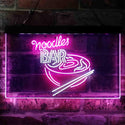 ADVPRO Noodles Bar Dual Color LED Neon Sign st6-i3854 - White & Purple
