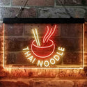ADVPRO Thai Noodle Snack Dual Color LED Neon Sign st6-i3856 - Red & Yellow