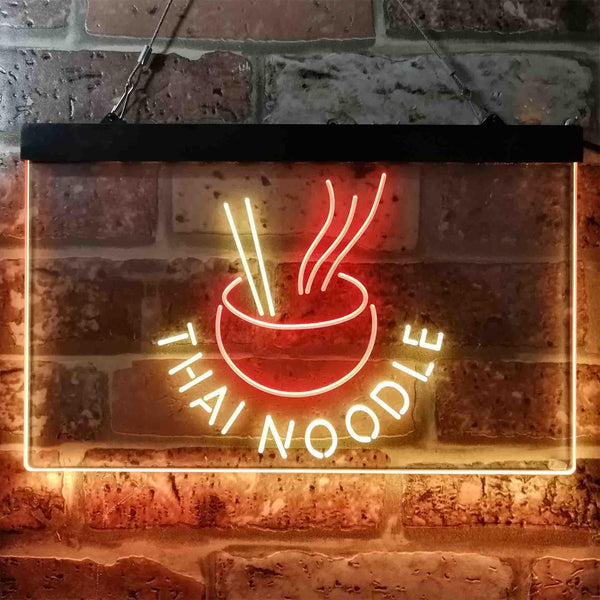 ADVPRO Thai Noodle Snack Dual Color LED Neon Sign st6-i3856 - Red & Yellow