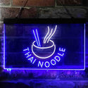 ADVPRO Thai Noodle Snack Dual Color LED Neon Sign st6-i3856 - White & Blue