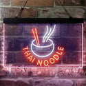 ADVPRO Thai Noodle Snack Dual Color LED Neon Sign st6-i3856 - White & Orange