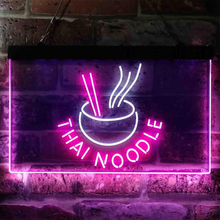 ADVPRO Thai Noodle Snack Dual Color LED Neon Sign st6-i3856 - White & Purple