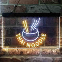 ADVPRO Thai Noodle Snack Dual Color LED Neon Sign st6-i3856 - White & Yellow