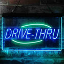 ADVPRO Drive Thru Display Dual Color LED Neon Sign st6-i3858 - Green & Blue