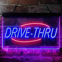 ADVPRO Drive Thru Display Dual Color LED Neon Sign st6-i3858 - Red & Blue