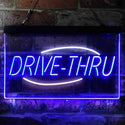 ADVPRO Drive Thru Display Dual Color LED Neon Sign st6-i3858 - White & Blue