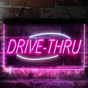 ADVPRO Drive Thru Display Dual Color LED Neon Sign st6-i3858 - White & Purple