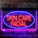 ADVPRO Skin Care Facial Dual Color LED Neon Sign st6-i3859 - Blue & Red