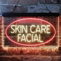 ADVPRO Skin Care Facial Dual Color LED Neon Sign st6-i3859 - Red & Yellow