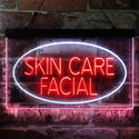 ADVPRO Skin Care Facial Dual Color LED Neon Sign st6-i3859 - White & Red