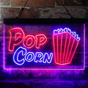 ADVPRO Pop Corn Cinema Decoration Dual Color LED Neon Sign st6-i3862 - Blue & Red