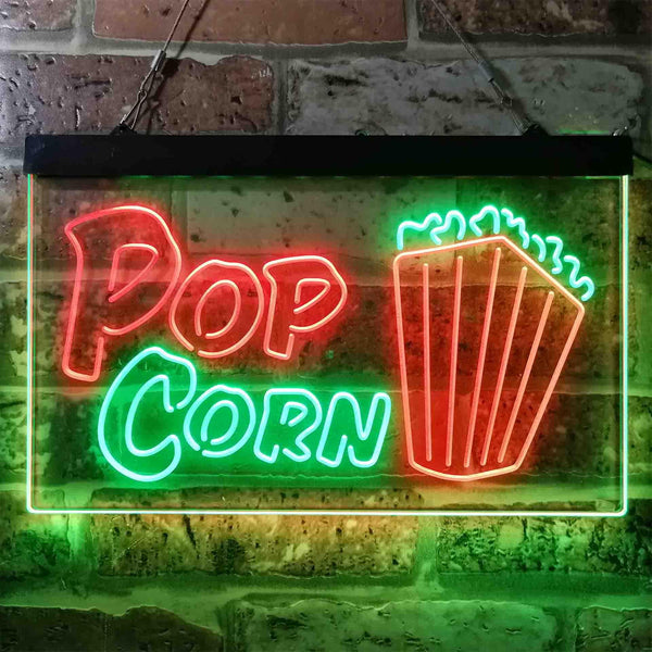 ADVPRO Pop Corn Cinema Decoration Dual Color LED Neon Sign st6-i3862 - Green & Red