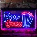 ADVPRO Pop Corn Cinema Decoration Dual Color LED Neon Sign st6-i3862 - Red & Blue