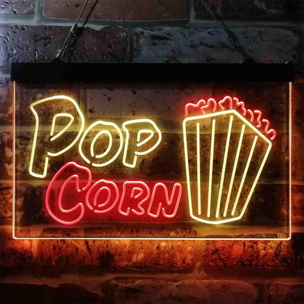 ADVPRO Pop Corn Cinema Decoration Dual Color LED Neon Sign st6-i3862 - Red & Yellow