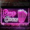 ADVPRO Pop Corn Cinema Decoration Dual Color LED Neon Sign st6-i3862 - White & Purple