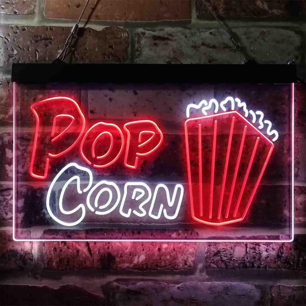 ADVPRO Pop Corn Cinema Decoration Dual Color LED Neon Sign st6-i3862 - White & Red