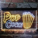 ADVPRO Pop Corn Cinema Decoration Dual Color LED Neon Sign st6-i3862 - White & Yellow
