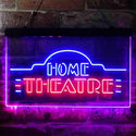ADVPRO Home Theatre Cinema Watch Film TV Dual Color LED Neon Sign st6-i3863 - Red & Blue