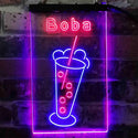ADVPRO Boba Tea  Dual Color LED Neon Sign st6-i3877 - Blue & Red