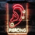 ADVPRO Ear Piercing Display Tattoo Shop  Dual Color LED Neon Sign st6-i3880 - Red & Yellow